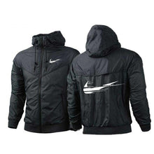 Load image into Gallery viewer, New Men's Casual Hooded Bomber Jacket Spring Autumn Hip Hop Plus Size