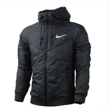Load image into Gallery viewer, New Men's Casual Hooded Bomber Jacket Spring Autumn Hip Hop Plus Size
