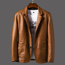 Load image into Gallery viewer, Casual Motorcycle PU Jacket Biker