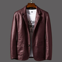 Load image into Gallery viewer, Casual Motorcycle PU Jacket Biker