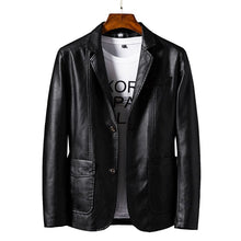 Load image into Gallery viewer, Casual Motorcycle PU Jacket Biker