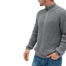 Load image into Gallery viewer, Warm Cashmere Wool Zipper Cardigan