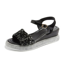 Load image into Gallery viewer, New Platform Sandals Women Summer Gold Slippers Chunky - Sophornlilly
