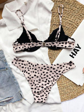 Load image into Gallery viewer, New Print Bikinis Women's Swimsuits Push Up Swimwear Ribbed Biquini - Sophornlilly