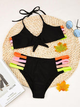Load image into Gallery viewer, New Push Up Women's Swimsuit Sexy Bikinis Strap Halter Swimwear Solid - Sophornlilly