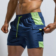 Load image into Gallery viewer, New Red Black Red Pocket Swimming Trunks mens swim briefs zwembroek