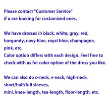 Load image into Gallery viewer, New Sequins Sexy Boat Neck Evening Dress Short Sleeves A Line Floor
