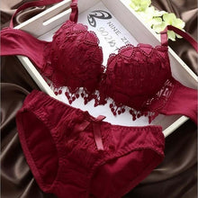 Load image into Gallery viewer, New Sexy Bra and Brief Sets Women Underwear Lingerie Set Push Up Lace