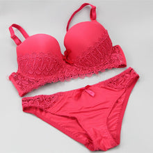 Load image into Gallery viewer, New Sexy Bras Set Lace Breathable Comfortable Bow Decorative Floral