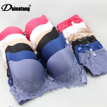 Load image into Gallery viewer, New Sexy Bras Set Lace Breathable Comfortable Bow Decorative Floral