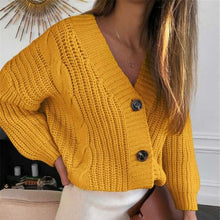 Load image into Gallery viewer, New Sexy V neck Cardigan Oversized Sweater