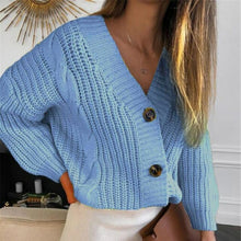 Load image into Gallery viewer, New Sexy V neck Cardigan Oversized Sweater