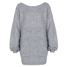 Load image into Gallery viewer, New Spring Women Knitted Sweaters Fashion O neck Solid Dress Women