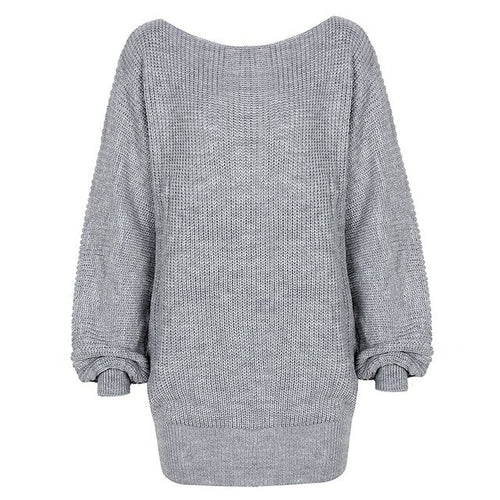 New Spring Women Knitted Sweaters Fashion O neck Solid Dress Women