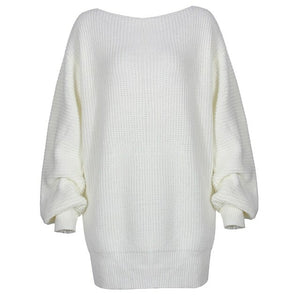 New Spring Women Knitted Sweaters Fashion O neck Solid Dress Women