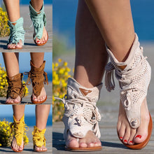 Load image into Gallery viewer, New Spring women shoes Girls Retro Bohemian Tassel Sandals Roman Beach
