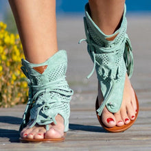 Load image into Gallery viewer, New Spring women shoes Girls Retro Bohemian Tassel Sandals Roman Beach