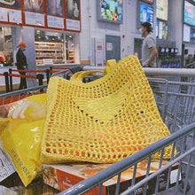 Load image into Gallery viewer, New Straw Woven Bag Large Capacity Hollow Woven