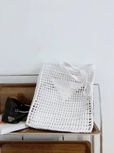Load image into Gallery viewer, New Straw Woven Bag Large Capacity Hollow Woven