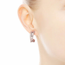 Load image into Gallery viewer, New Style 100% 925 Sterling Silver Rose Gold Zircon Earrings,