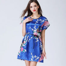 Load image into Gallery viewer, Ladies' Sexy Rayon Short Robe Women Elegant Print