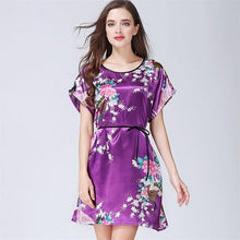 Load image into Gallery viewer, Ladies' Sexy Rayon Short Robe Women Elegant Print