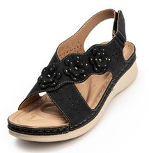 Load image into Gallery viewer, New Summer Retro Women Sandals Flowers Women Casual Wedge Shoes Lady