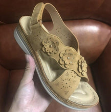Load image into Gallery viewer, New Summer Retro Women Sandals Flowers Women Casual Wedge Shoes Lady
