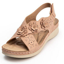 Load image into Gallery viewer, New Summer Retro Women Sandals Flowers Women Casual Wedge Shoes Lady