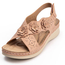 Load image into Gallery viewer, New Summer Retro Women Sandals Flowers Women Casual Wedge Shoes Lady
