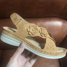 Load image into Gallery viewer, New Summer Retro Women Sandals Flowers Women Casual Wedge Shoes Lady
