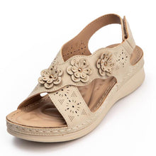 Load image into Gallery viewer, New Summer Retro Women Sandals Flowers Women Casual Wedge Shoes Lady