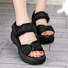 Load image into Gallery viewer, New Summer Sandals Thick soled Slopes Magic Paste Muffins Casual Roman