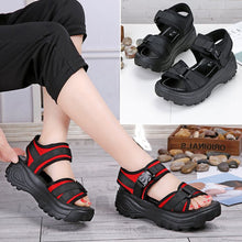 Load image into Gallery viewer, New Summer Sandals Thick soled Slopes Magic Paste Muffins Casual Roman