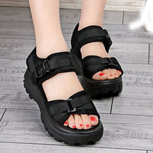 Load image into Gallery viewer, New Summer Sandals Thick soled Slopes Magic Paste Muffins Casual Roman