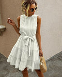 Midi Summer Dress Elegant Loose