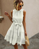 Midi Summer Dress Elegant Loose