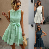 Midi Summer Dress Elegant Loose