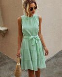 Midi Summer Dress Elegant Loose