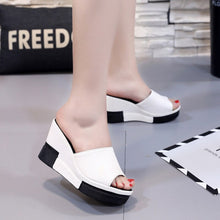 Load image into Gallery viewer, New Summer Women's Sandals Peep Toe Shoes Woman High Heels Platforms