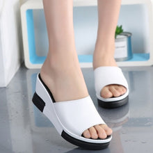 Load image into Gallery viewer, New Summer Women's Sandals Peep Toe Shoes Woman High Heels Platforms