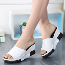 Load image into Gallery viewer, New Summer Women's Sandals Peep Toe Shoes Woman High Heels Platforms