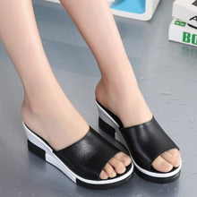Load image into Gallery viewer, New Summer Women's Sandals Peep Toe Shoes Woman High Heels Platforms