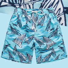 Load image into Gallery viewer, New Swimming Beach Shorts for Men Swimwear Trunks Plus Size Sailboat