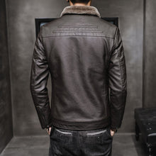 Load image into Gallery viewer, New Thick Leather Jacket Mens Winter Autumn Men's Jacket Fashion Faux