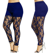 Load image into Gallery viewer, Casual Skinny Pants Leggings Fashion Patchwork Print Mesh