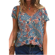 Load image into Gallery viewer, Summer T Shirt Casual Abstract Painting