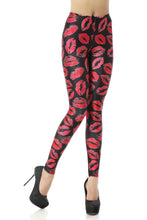 Load image into Gallery viewer, New Women's Anime Leggings Fashion Kiss Print Casual Pants Sexy Tight - Sophornlilly