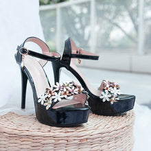 Load image into Gallery viewer, New Women's High Heels Sandals Stiletto Platform