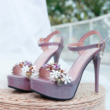Load image into Gallery viewer, New Women's High Heels Sandals Stiletto Platform